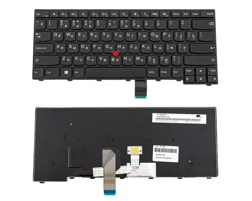 Клавіатура для ноутбука LENOVO (ThinkPad Edge: T431S, T440, T440P, T440S) rus, black NBB-67784