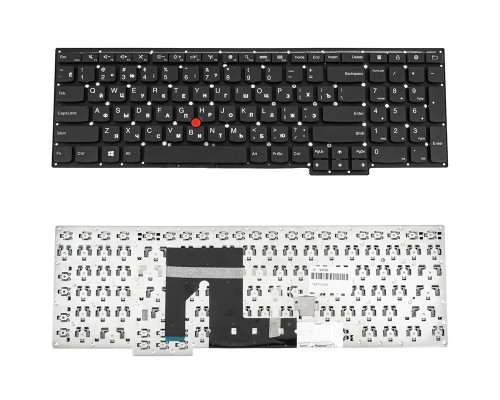 Клавіатура для ноутбука LENOVO (ThinkPad: S531, S540) rus, black, без фрейма NBB-68596