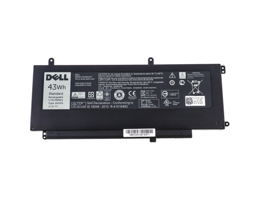 Оригінальна батарея для ноутбука DELL D2VF9 (Vostro: 13 5370) 11.1V 3705mAh 43Wh Black NBB-75478