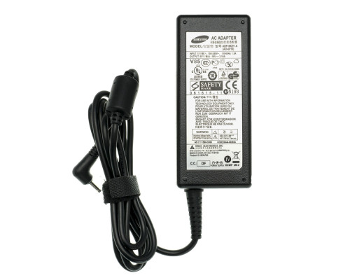 Оригінальний блок живлення для ноутбука SAMSUNG 19V, 3.16A, 60W, 3.0*0.8mm, Black, L-подібний роз'єм (Samsung Ultrabook Series 5, Chromebook Series 9)