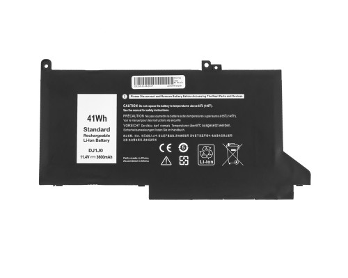 Батарея для ноутбука DELL DJ1J0 (Latitude: 7280, 7480, 7490) 11.4V 3600mAh Black NBB-89702