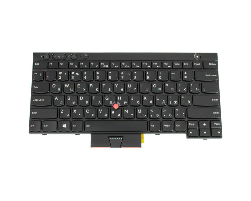 Клавіатура для ноутбука LENOVO (Thinkpad: T430, T430i, T430S, T530, T530I, X230, X230i, X230S) rus, black, підсвічування клавіш NBB-94082