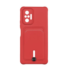 Чохол TPU Colorfull Pocket Card для Xiaomi Redmi Note 10 Pro / 10 Pro Max 4G Колір 14.Red 2020000357599