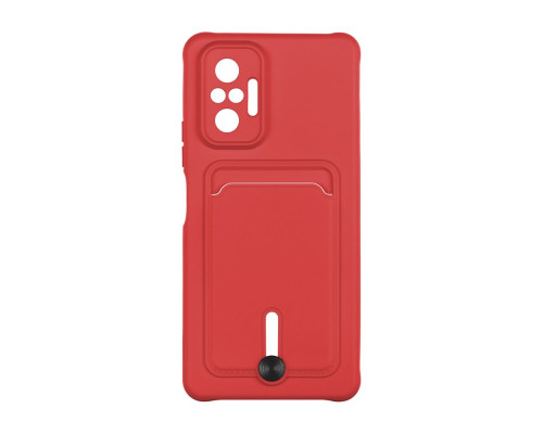 Чохол TPU Colorfull Pocket Card для Xiaomi Redmi Note 10 Pro / 10 Pro Max 4G Колір 14.Red 2020000357599