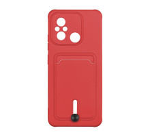 Чохол TPU Colorfull Pocket Card для Xiaomi Redmi 12C Колір 14.Red 2020000357919