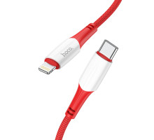 Кабель USB Hoco X70 Ferry PD20W Type C to Lightning Колір Червоний 6931474760401