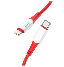 Кабель USB Hoco X70 Ferry PD20W Type C to Lightning Колір Червоний 6931474760401