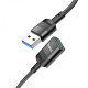 USB Подовжувач Hoco U107 USB male to USB female USB3.0 Колір Синiй