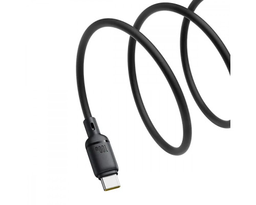 Кабель Baseus Foamed Silicone Fast Charging Data Type-C to Type-C 100W (2m) black 2003000288797 6932172693657