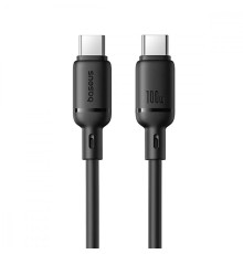 Кабель Baseus Foamed Silicone Fast Charging Data Type-C to Type-C 100W (2m) black 2003000288797 6932172693657