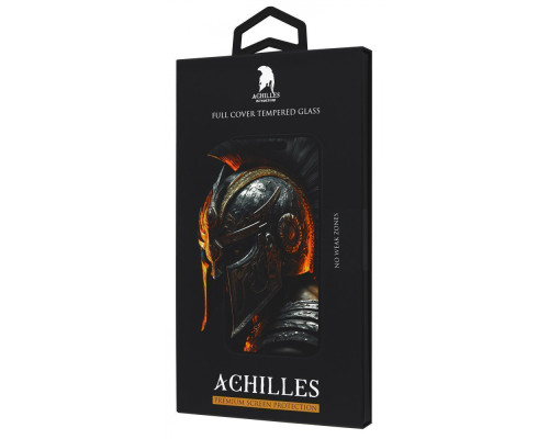 Захисне скло FULL SCREEN ACHILLES iPhone 15 black