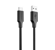 Кабель Proove Striped Silicone USB to Type-C (1m) black 2001001957537 6901118955081