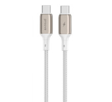 Кабель Proove Dense Metal Type-C to Type-C 60W (1m) white 2001001400453 6901117725883