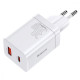 МЗП Baseus Super Si Pro Quick Charger Type-C+USB 30W white