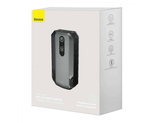 Пусковий Пристрій Baseus Super Energy Max Car Jump Starter 20000 mAh gray