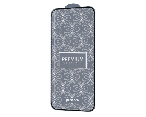 Захисне скло Proove Premium iPhone 13/13 Pro/14/16e black 2001001936433 6901136840727