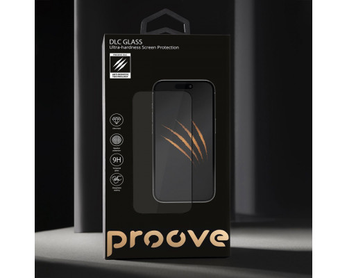Захисне скло Proove DLC iPhone 14 Pro/15/16 black 2003000199475 6901133706880