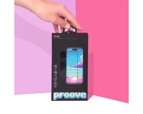 Захисне скло Proove Pixel iPhone 14 Pro/15/16 black 2001001948726 6901133149663