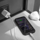 МЗП Baseus Super Silicone PD Charger 20W (1Type-C) + With Cable Type-C to Lightning white