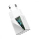 МЗП Baseus Super Silicone PD Charger 20W (1Type-C) + With Cable Type-C to Lightning white