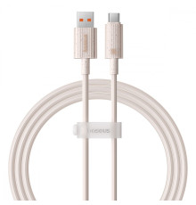 Кабель Baseus Habitat Series Fast Charging USB to Type-C 100W (1m) pink