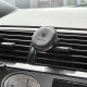 Автомобільний тримач Baseus Magnetic Air Vent Car Mount With Cable Clip gold