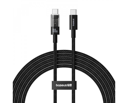Кабель Baseus Gem Fast-Charging Type-C to Type-C 100W 2m black 2003000172577 6932172658816
