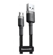 Кабель Baseus Cafule Micro USB 2.4A (1m) gray/black