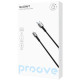 Кабель Proove Silicraft USB to Lightning 2.4A (1m) black 2003000238686 6901118186744