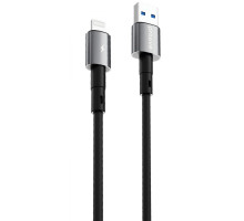 Кабель Proove Silicraft USB to Lightning 2.4A (1m) black 2003000238686 6901118186744