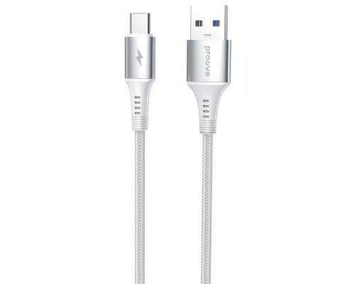 Кабель Proove WireX USB to Type-C 3A (1m) white 2003000254921 6901116271480