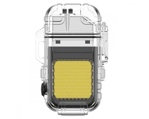 Акумуляторний LED ліхтарик ZC-209 з запальничкою black 2001001925185