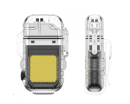 Акумуляторний LED ліхтарик ZC-209 з запальничкою black 2001001925185