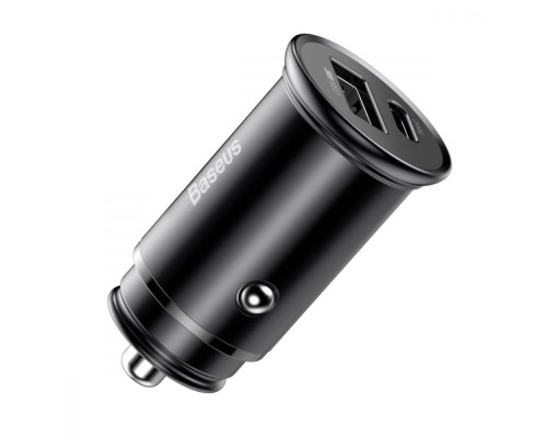 АЗП Baseus Circular Metal PPS 30W (Support VOOC) USB black