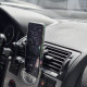 Автомобільний тримач Baseus Magnetic Air Vent Car Mount With Cable Clip gold