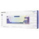 Бездротова клавіатура Proove Gaming Raster (Ukraine Layout) black/purple 2003000355918 6901111047639