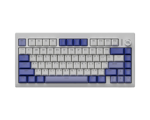 Бездротова клавіатура Proove Gaming Raster (Ukraine Layout) black/purple 2003000355918 6901111047639