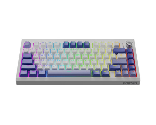 Бездротова клавіатура Proove Gaming Raster (Ukraine Layout) black/purple 2003000355918 6901111047639