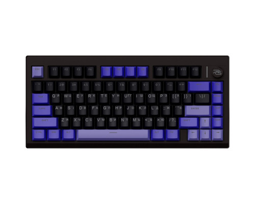 Бездротова клавіатура Proove Gaming Raster (Ukraine Layout) black/purple 2003000355918 6901111047639