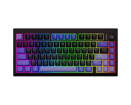 Бездротова клавіатура Proove Gaming Raster (Ukraine Layout) black/purple 2003000355918 6901111047639