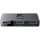 Адаптер Baseus Matrix HDMI Splitter space gray 2001000295432 6953156219700
