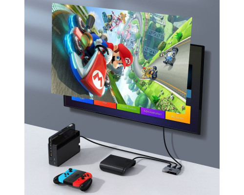 Адаптер Baseus Matrix HDMI Splitter space gray 2001000295432 6953156219700