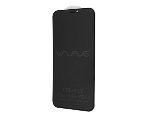 Захисне скло WAVE Privacy iPhone 12/12 Pro black