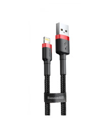 Кабель Baseus Cafule Lightning 2.4A (0.5m) red/black