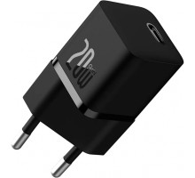 МЗП Baseus GaN5 Mini Fast Charger Type-C 20W (With Clable Type-C to Type-C 100W 1m) black 2003000172089 6932172654504