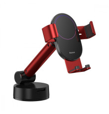 Автомобільний тримач Baseus Simplism Gravity Car Mount With Suction Base red