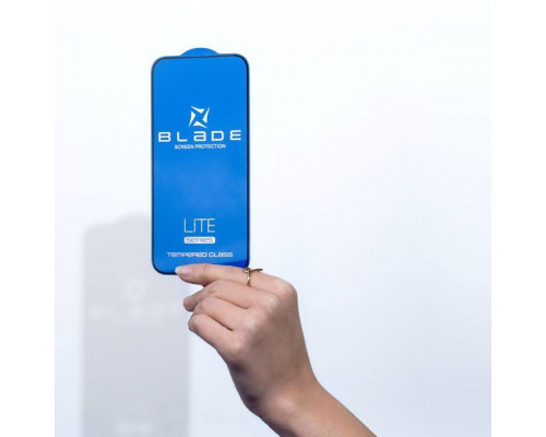 Захисне скло BLADE LITE Series Full Glue iPhone 14 Pro/15/16 без упаковки black 2001001851507