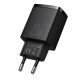 МЗП Baseus Compact Quick Charger 20W QC+ PD (1Type-C + 1USB) black