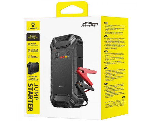 Пусковий Пристрій Baseus PrimeTrip VJ1 Car Jump Starter 12000 mAh black 2003000304183 6932172695880