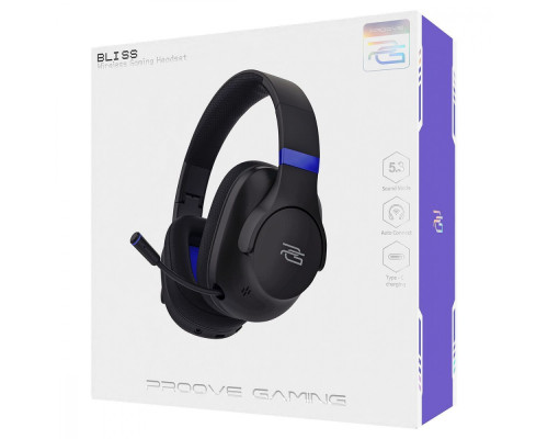 Бездротова ігрова гарнітура Proove Gaming Bliss black 2003000159950